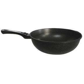 Wok Tapa 34cm Antiadherente Ceramica Granito Cook Master Korea