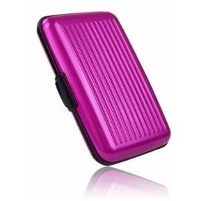 Cartera Aluminio Card Guard Antirobo Tarjetero - Rosa