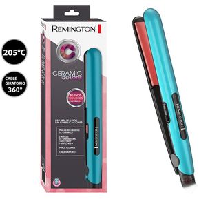 Plancha Alaciadora Cabello Ceramica Colors S1520A Remington - AZUL