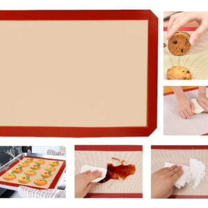 Tapetes Horno Reutilizable De Silicon 40x30cm Delgado Microp
