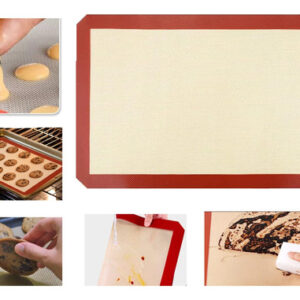 Tapetes Silicón P Horno Reutilizable 40x30cm Microperforados