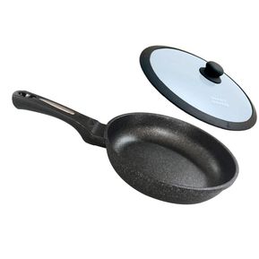 Tapa De Cristal 28cm Con Borde De Silicon HSM Cooks Master