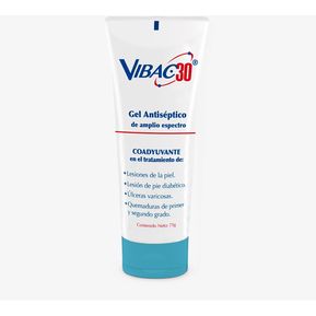 Vibac 30 Gel Y Solución Antiseptica Heridas Diabetes Inova