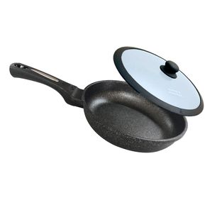 Tapa De Cristal 26cm Con Borde De Silicon HSM Cooks Master